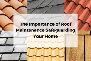 The Importance of Roof Maintenance Safeguarding Your Home