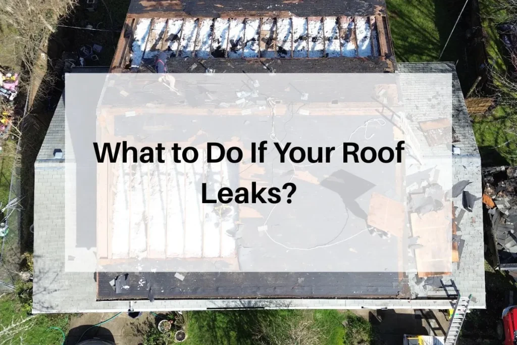 roof leak